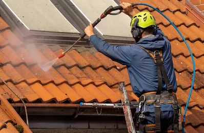 Démoussage et hydrofuge de toiture à Romilly